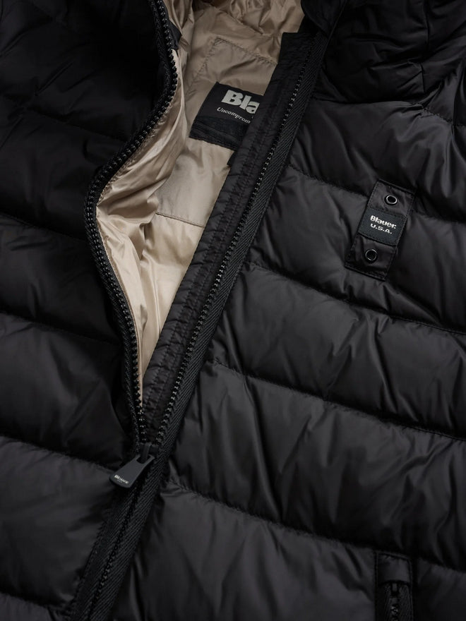 Blauer Piumino Donna Agnes 25WBLDK03102-006047 Nero - interno