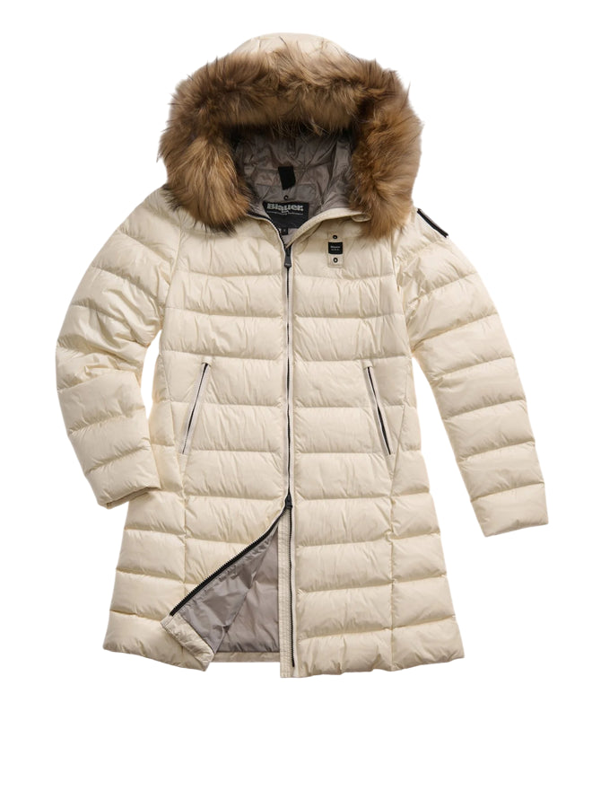 Blauer Piumino Donna Long Kristin 25WBLDK03103 006047 907 Morning Grey