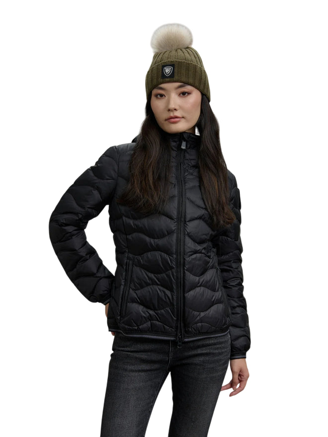 Blauer Piumino Donna Wave 25WBLDC03095-006047 Nero - fronte