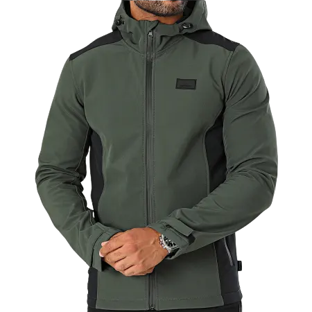 Blend Men&#39;s outdoor jacket with hood 20716154 196110 forest