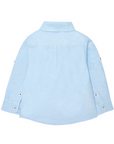 Boboli Camicia di lino da neonato 718433 2294 blu