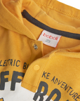 Boboli Completo di felpa e pantaloni in felpa per neonato maschio 319070 1207 giallo-grigio