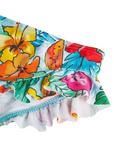 Boboli Swimsuit Bikini printed with ruffles for girls 828312 9308 marine water