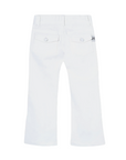 Boboli Stretch flared trousers for girls 438016 1100 white