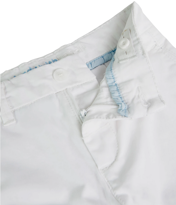 Boboli Children&#39;s stretch satin trousers 738042 1100 white