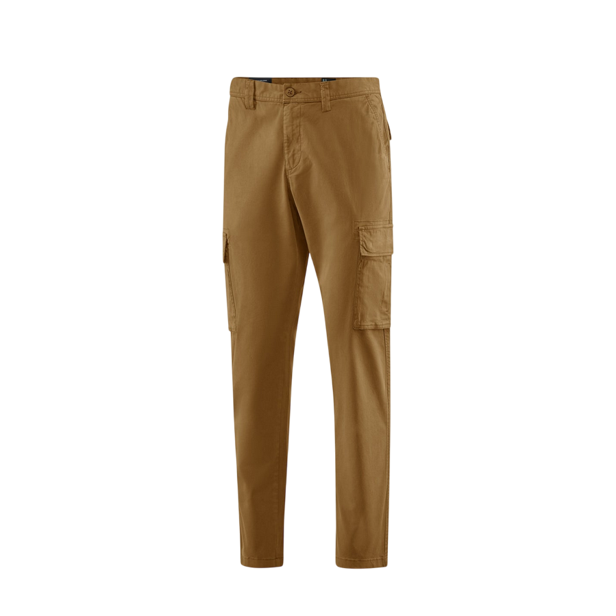 Bomboogie pantalone da uomo chino slim in gabardina con tasche cargo PMDYLTGST5 350 sabbia1