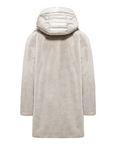 Bomboogie cappotto in ecopelliccia da donna Odessa CW6570TFSB4 503 grigio cristallo