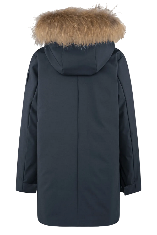 Bomboogie children&#39;s parka jacket with hood and fur CK094VTAC3 297 blue
