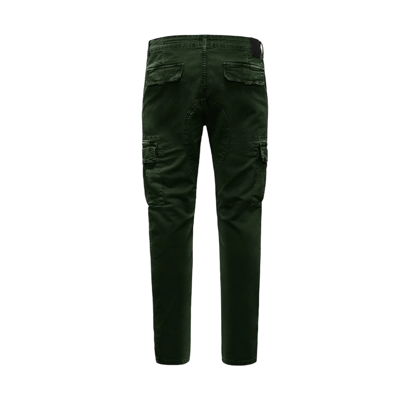 Bomboogie pantalone con tascone da uomo in cottone elasticizzato PMGUMTGBW3 307 verde foresta