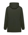 Bomboogie parka da uomo in cotone lavato con interno staccabile CM8737TCSD4 322 verde oliva