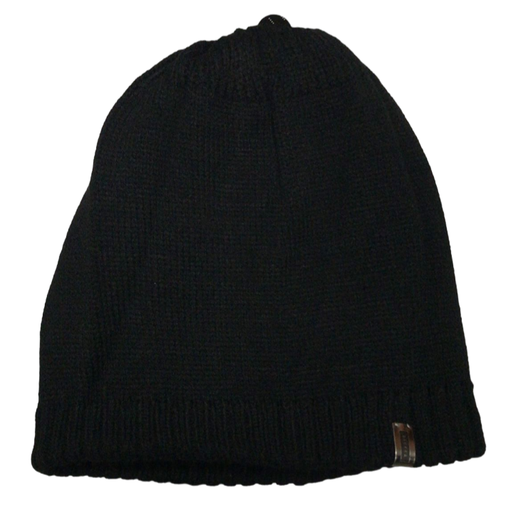 Brekka women&#39;s reversible beanie hat BRFK2279 black. One size