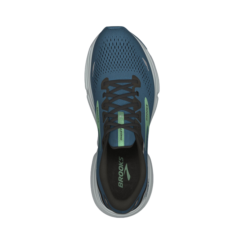 Brooks men&#39;s running shoe Ghost 15 110393 1D 462
 Moroccan blue-black
