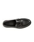 Cafènoir women's moccasin shoe with accessory on the band c1 EA9101 N001 black