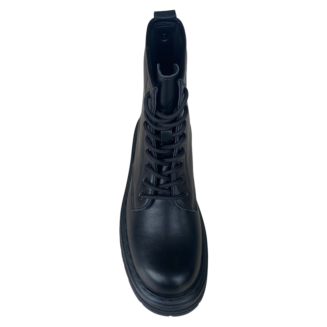 CafèNoir women&#39;s combat boots with laces c1FA9311 N001 black