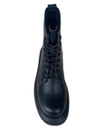 CafèNoir women's combat boots with laces c1FA9311 N001 black