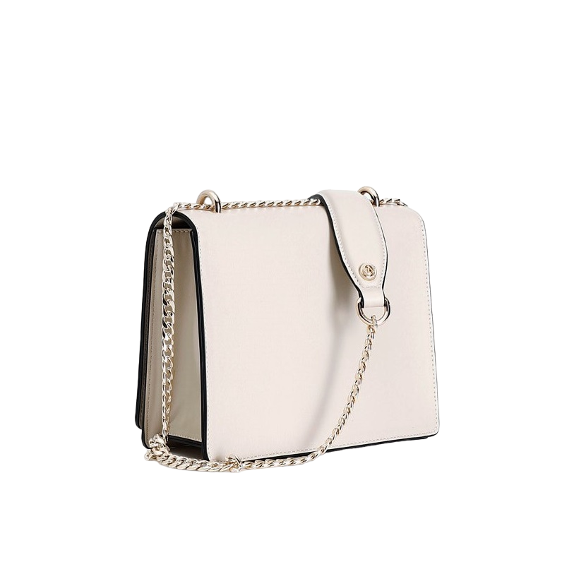 Cafènoir women&#39;s mini bag with golden shoulder strap and CN in relief c3 YC0501 W015 cream