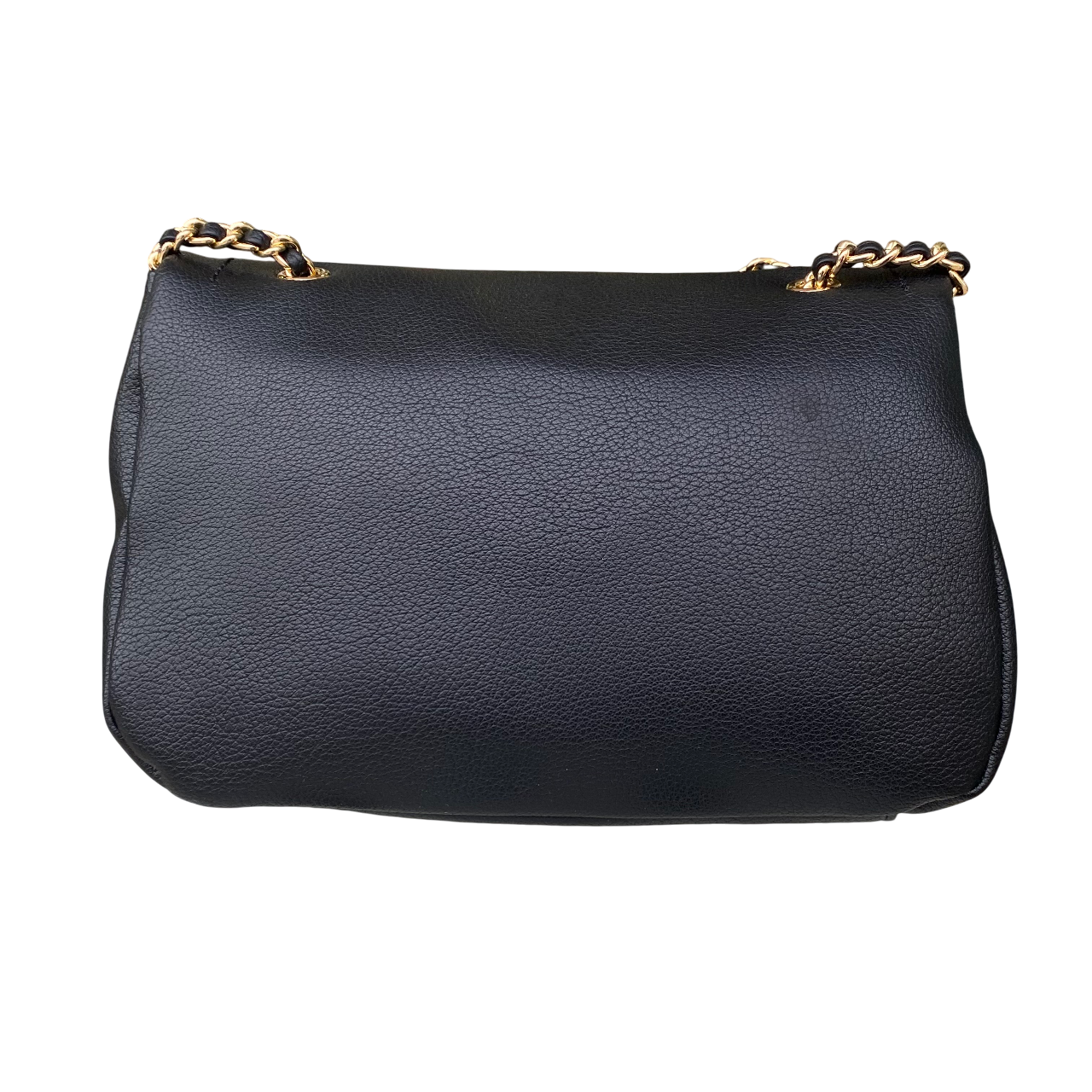 CafèNoir borsa a spalla con pattina e tracolla a catena C3ME0814 N001 nero