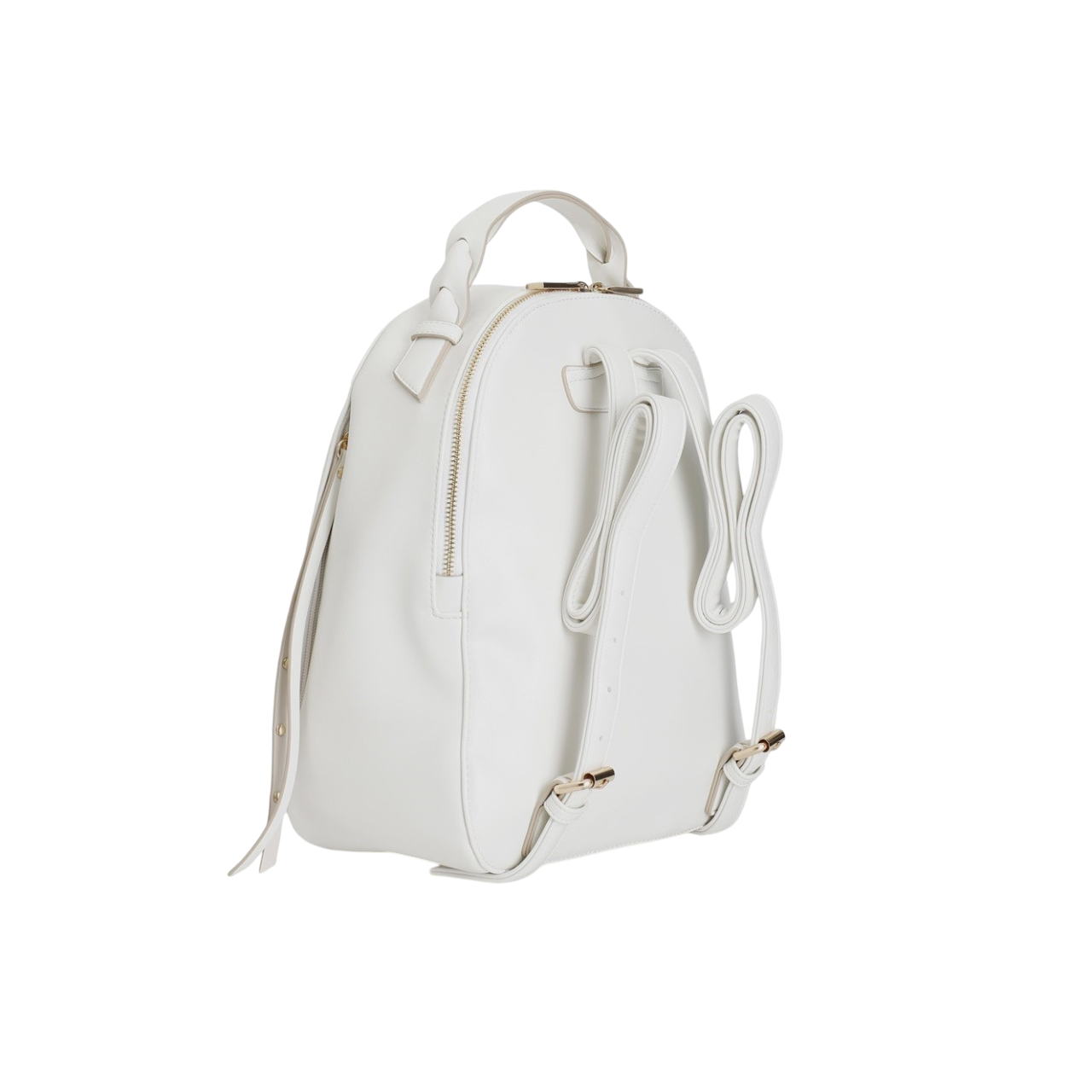 CafèNoir zaino con tasche laterali con manico intrecciati panna c3WA0802 W015 panna2