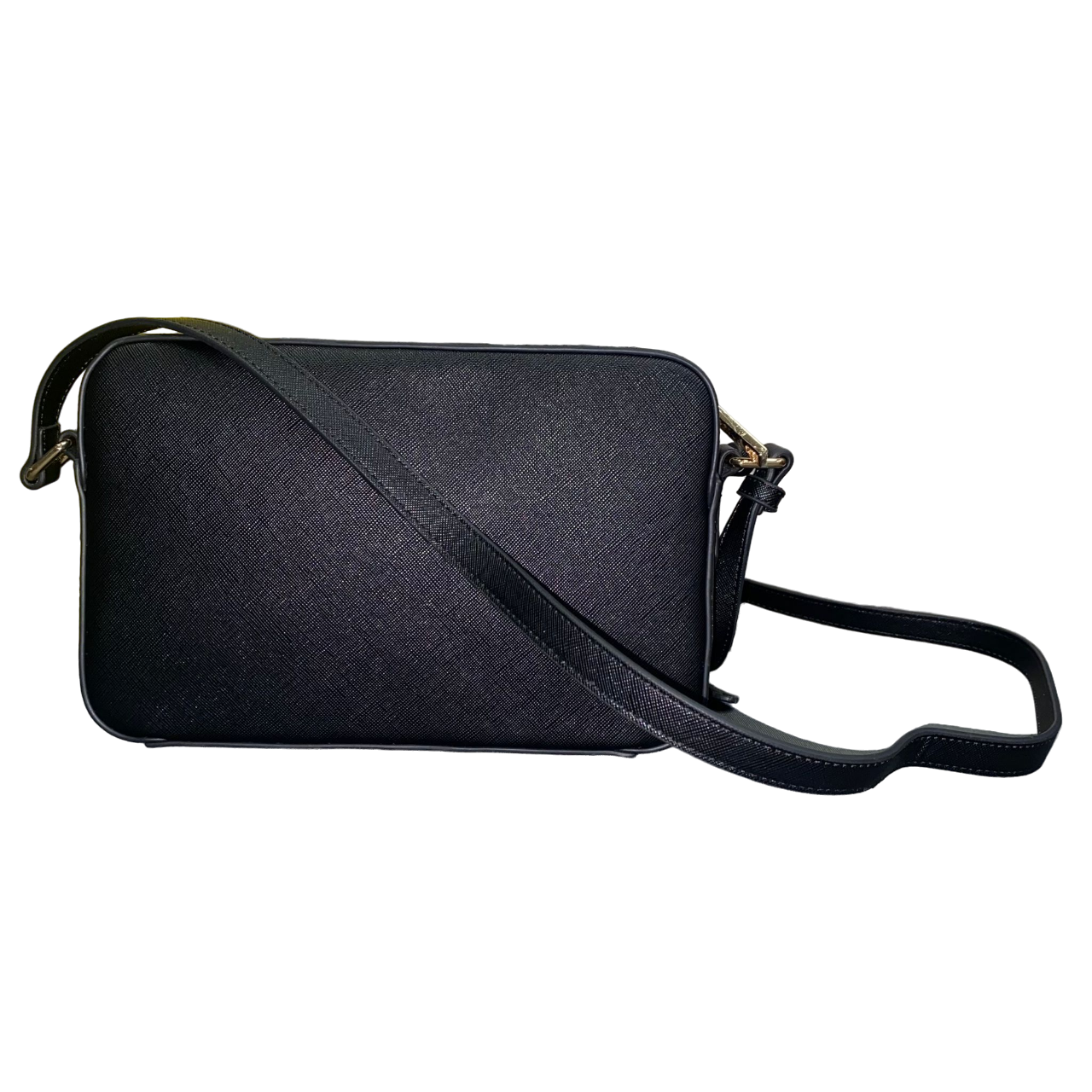 CafèNoir Borsa cartella in saffiano con pattina e maxi charm peltro C3MA0704 N001 nero