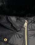 CafèNoir Women's hooded down jacket with screw c7JN0048 X004 espresso