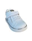 Cafè Noir girl's shoe with elastic lace and velcro C-2540w white