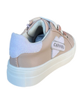 Cafè Noir girl's shoe with lace and side zip C-2420p pink