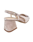 CafèNoir women's suede shoe with clamp C1EL5003 M001 powder