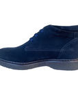 CallagHan scarpa polacchino da uomo in Scotchgard 3M Ante 12302 blu