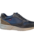 CallagHan scarpa sneakers da uomo Luxe 91327 grigio scuro