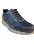 CallagHan scarpa sneakers da uomo Luxe 91327 grigio scuro