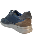 CallagHan scarpa sneakers da uomo Luxe 91327 grigio scuro