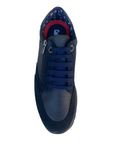 CallagHan scarpa sneakers da uomo Luxe 91328 blu