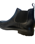 CallagHan stivaletto in pelle con elastico da uomo Sutter 52806 nero