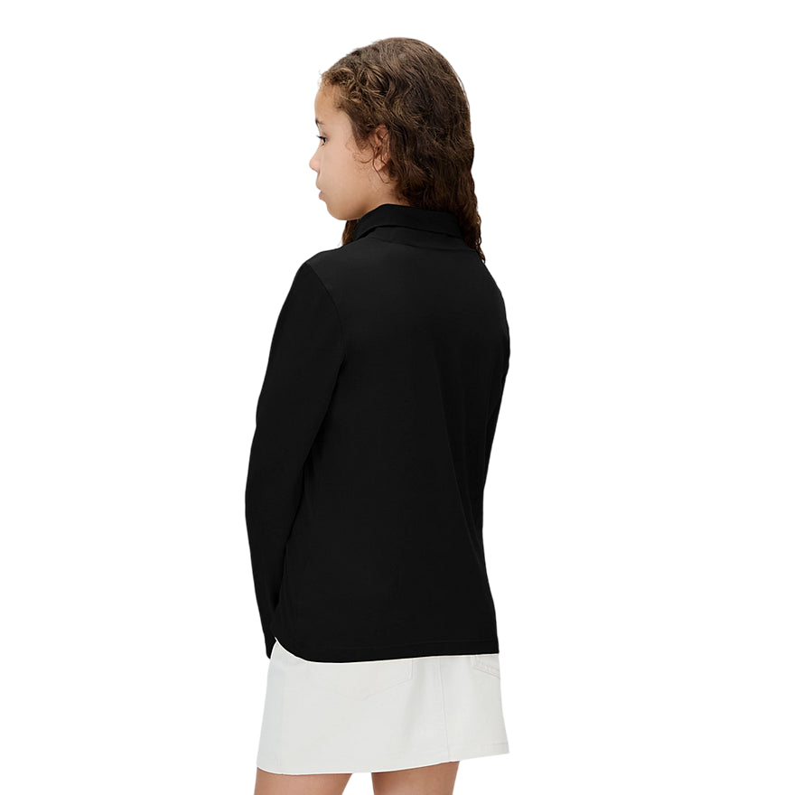 Calvin Klein Maglia a Collo Alto Slim junior IG0IG03044BEH Nero - vista posteriore