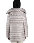 Canadian Alma women's long jacket with hood CN.G223368W goat