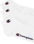 Champion 3 paia di calzini assortiti con logo C U20099 WW001 bianco