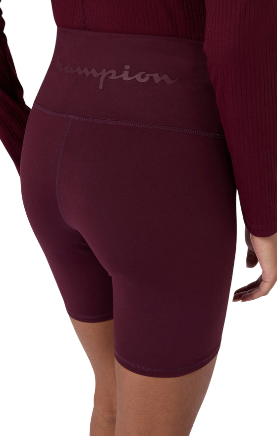 Champion Pantaloncini Donna Biker Bordeaux 118356_RS522 - logo