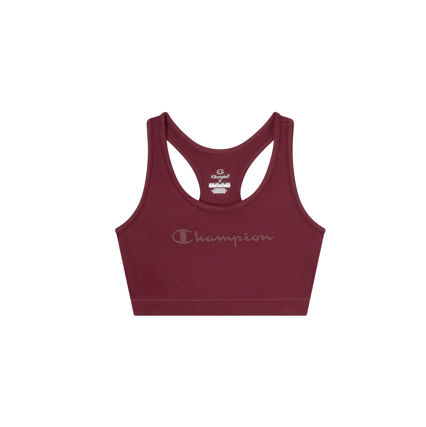 Champion Top Reggiseno donna impatto leggero Bordeaux 118392_RS522