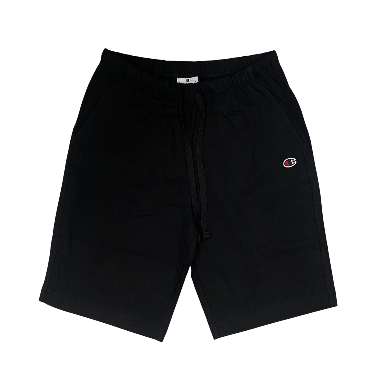 Champion pantaloncino sportivo da uomo in jersey elasticizzato 118100 KK001 nero