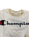 Champion girl's outfit with t-shirt and shorts 404966 cream white