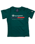 Champion boy's outfit t-shirt and shorts 306698 GS571 green blue