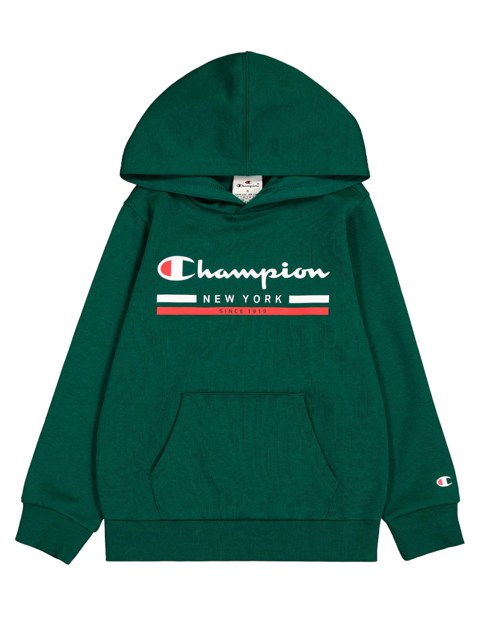 Champion felpa con cappuccio da ragazzo 306837 GS502 verde