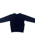 Champion felpa girocollo da junior in cotone garzato con logo ricamato 307030 BS501 blu