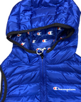 Champion sleeveless jacket with hood for children 306774 ultramarine blue
