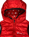 Champion sleeveless jacket with hood for children 306774 red