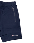 Champion pantaloncino sportivo da uomo in cotone con tasche con cerniera 219929 KK001 blu