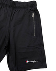 Champion men's sports shorts in cotton with zip pockets 219929 KK001 black