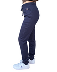 Champion pantalone sportivo da donna con polsino 118095 BS501 blu