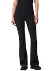 Champion pantalone sportivo da donna con vita alta e gamba a zampa Flare Leggings M59452 X001 nero