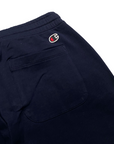 Champion pantalone sportivo da uomo  in cotone garzato con orlo dritto 117454 BS501 blu